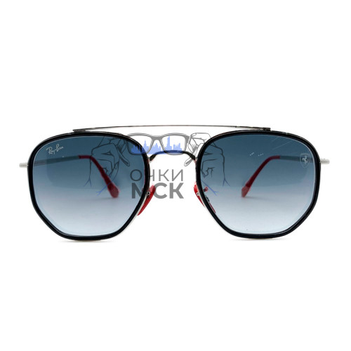 Очки Ray Ban RB3548M Серый градиент солнцезащитные унисекс женские мужские оригинал
