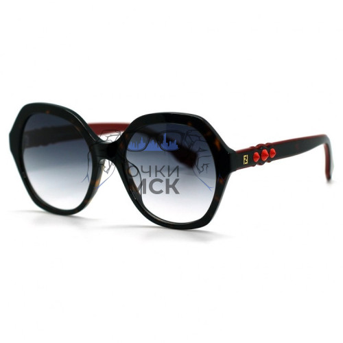 Очки Fendi Fun Fair FF0270/S Havana Orange Серый градиент солнцезащитные женские оригинал