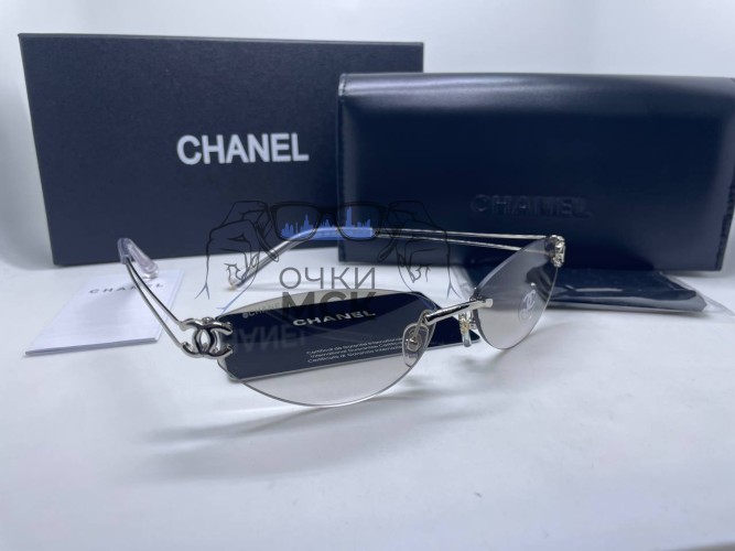 Очки Chanel S Silver/Beige солнцезащитные женские оригинал