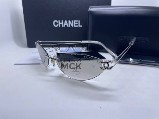 Очки Chanel S Silver/Beige солнцезащитные женские оригинал