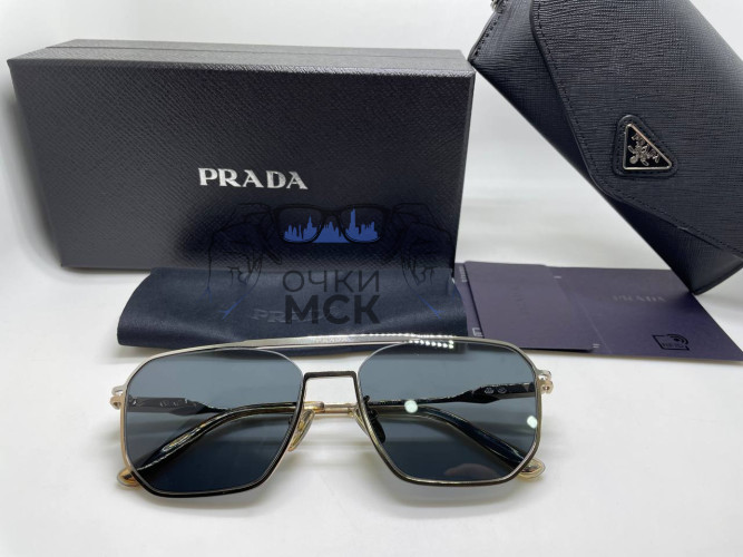 Очки Prada S Gold/Black солнцезащитные мужские оригинал