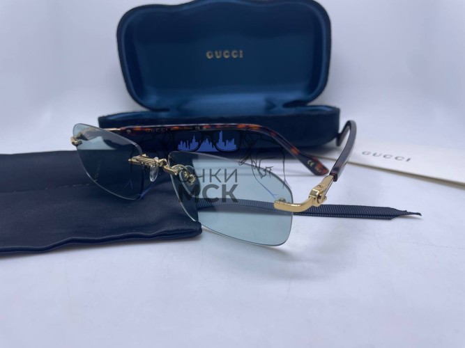 Очки Gucci Gold/Leo/Blue солнцезащитные женские оригинал