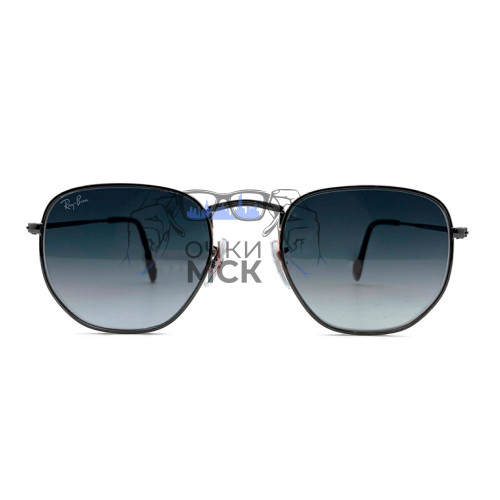 Очки Ray Ban 3548-NM тёмно-серый солнцезащитные женские оригинал