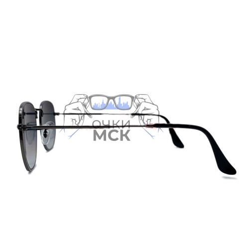 Очки Ray Ban 3548-NM тёмно-серый солнцезащитные женские оригинал