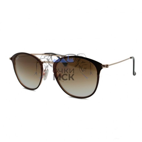 Очки Ray Ban Highstreet RB3546 Коричневый градиент солнцезащитные унисекс женские мужские оригинал