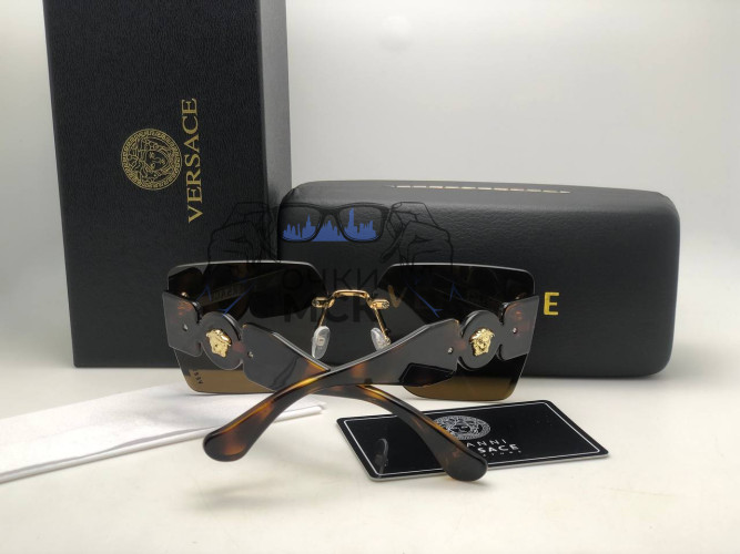 Очки Versace VE5204 Dark Коричневые солнцезащитные женские оригинал