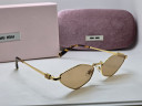 Miu Miu MU 56ZS 5AK09Z Gold/Gold солнцезащитные женские оригинал