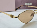 Miu Miu MU 56ZS 5AK09Z Gold/Gold солнцезащитные женские оригинал