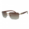 Очки Cartier T8200760 Коричневый градиент солнцезащитные мужские оригинал