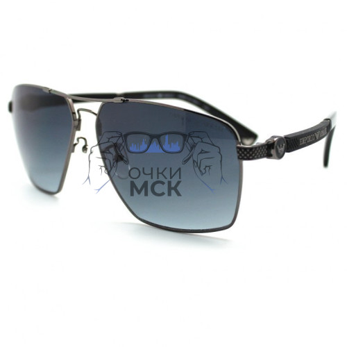 Очки Emporio Armani EA2832 Темно-серый градиент солнцезащитные мужские оригинал