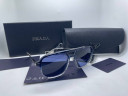 Очки Prada Avia Blue/Clear солнцезащитные унисекс женские мужские оригинал
