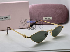Miu Miu MU 56ZS 5AK09Z Gold/Dark Green