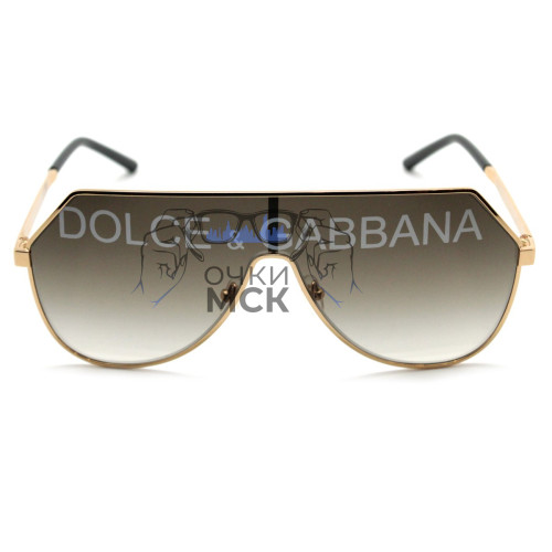 Очки Dolce & Gabbana Madison DG Cup DG2221 Коричневый градиент солнцезащитные мужские оригинал
