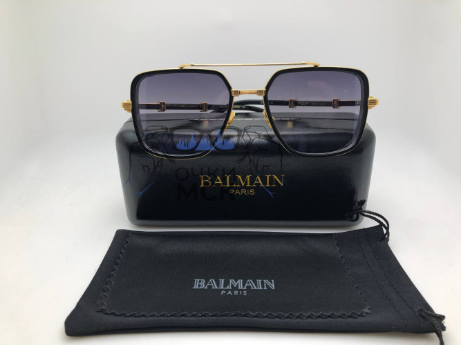 Очки Balmain 1036 Dark Grey/Gold солнцезащитные унисекс женские мужские оригинал