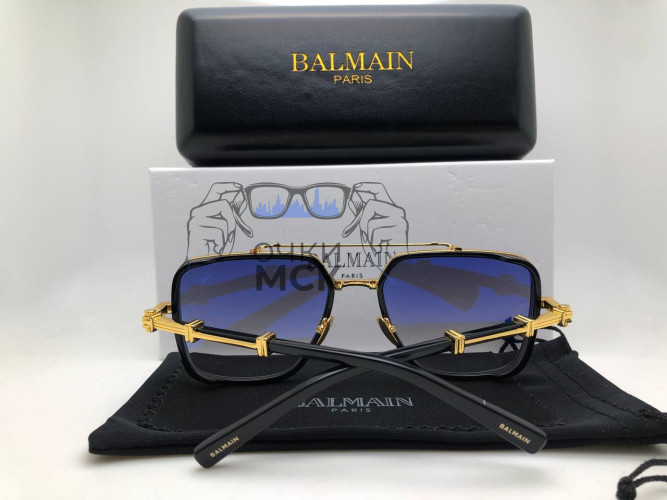 Очки Balmain 1036 Dark Grey/Gold солнцезащитные унисекс женские мужские оригинал
