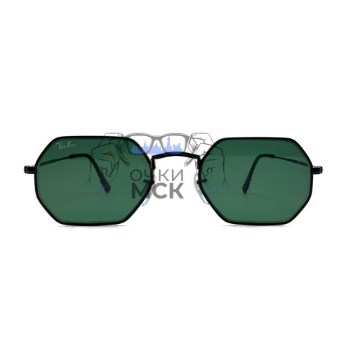 Очки Ray Ban RB3556-N Зеленый градиент солнцезащитные унисекс женские мужские оригинал