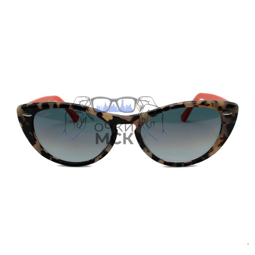 Очки Ray Ban RB 4314-N NINA Серый градиент солнцезащитные женские оригинал