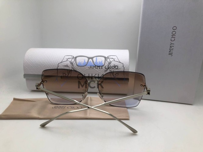 Очки Jimmy Choo CorinGS Silver/Brown солнцезащитные женские оригинал