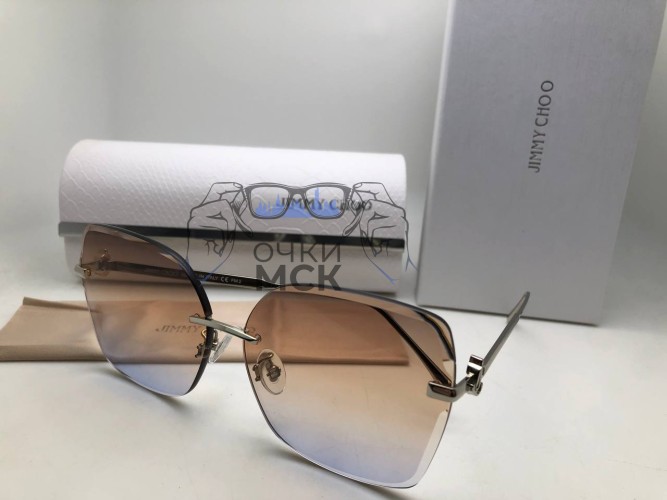 Очки Jimmy Choo CorinGS Silver/Brown солнцезащитные женские оригинал