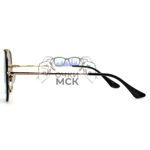 Очки Ray Ban Blaze Large Aviator RB3584 Коричневый градиент солнцезащитные унисекс женские мужские оригинал