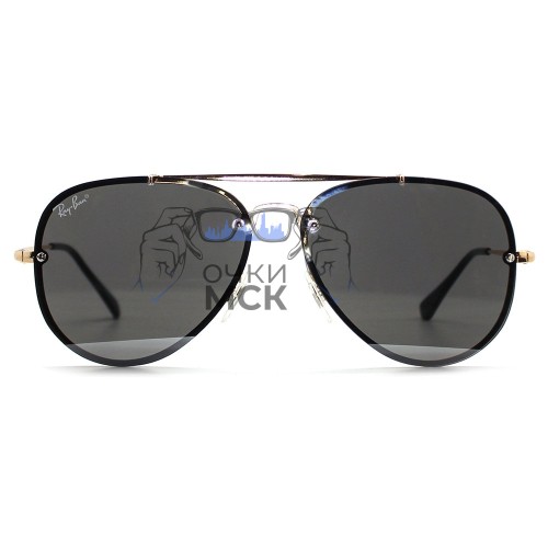 Очки Ray Ban Blaze Large Aviator RB3584 Коричневый градиент солнцезащитные унисекс женские мужские оригинал