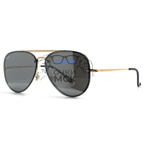 Очки Ray Ban Blaze Large Aviator RB3584 Коричневый градиент солнцезащитные унисекс женские мужские оригинал