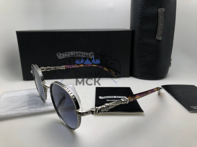 Очки Chrome Hearts Giorgina Brown Тёмный градиент солнцезащитные унисекс женские мужские оригинал