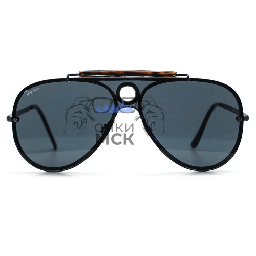 Очки Ray Ban Blaze Shooter RB3581N Темно-серый солнцезащитные унисекс женские мужские оригинал