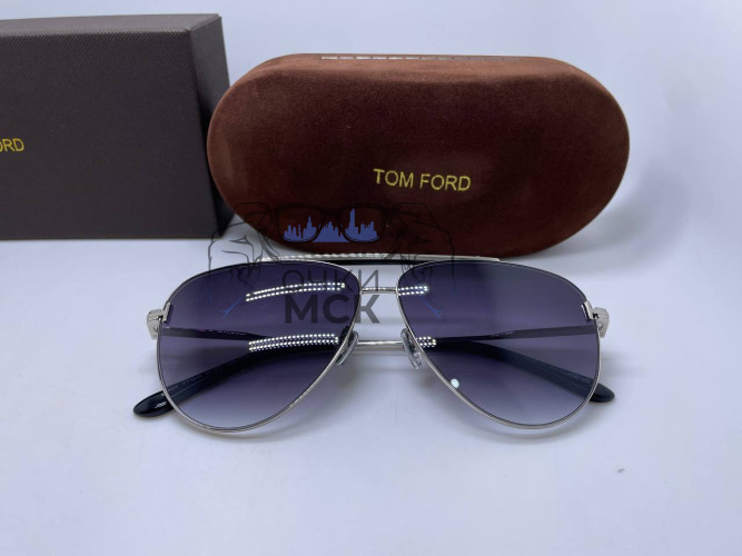 Купить мужские очки Tom Ford Aviator Silver/Grey в Москве за 14 490 руб ...