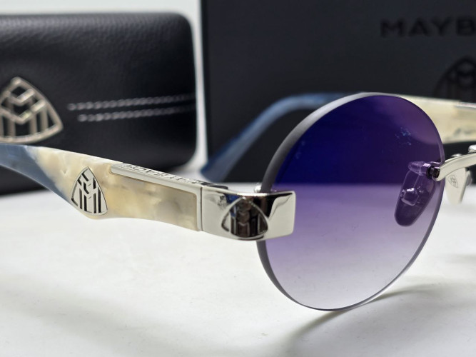 Очки Maybach Aviator Beige/Blue солнцезащитные мужские оригинал