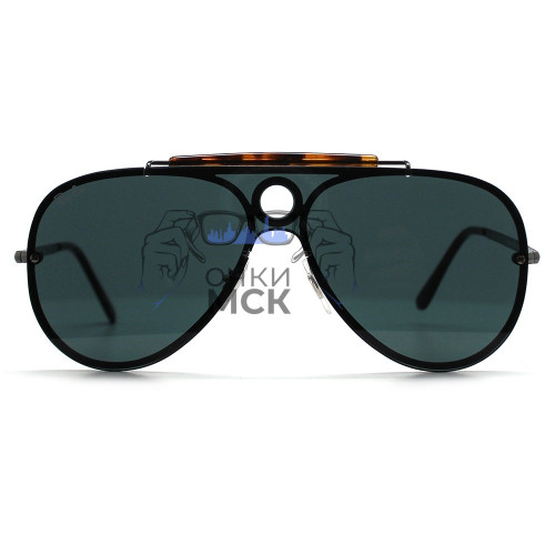 Очки Ray Ban Blaze Shooter RB3581N Тёмно-серый солнцезащитные унисекс женские мужские оригинал