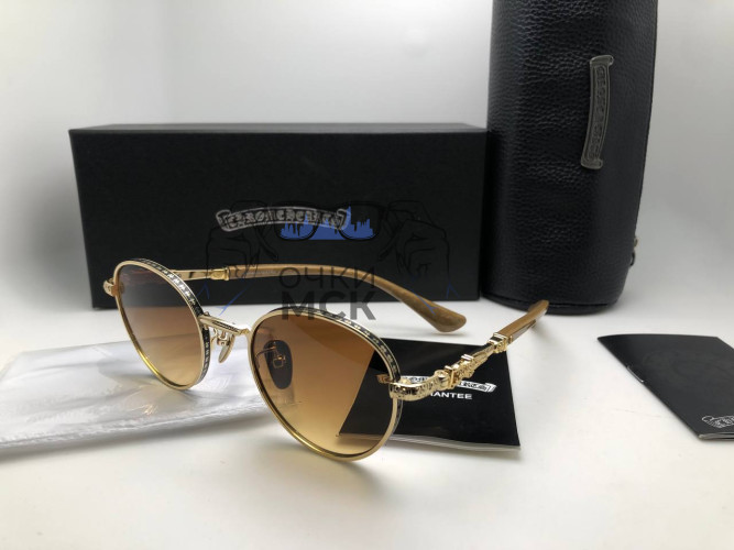 Очки Chrome Hearts Giorgina Full Brown солнцезащитные унисекс женские мужские оригинал