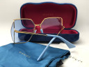 Очки Gucci GG Gold/Blue солнцезащитные женские оригинал