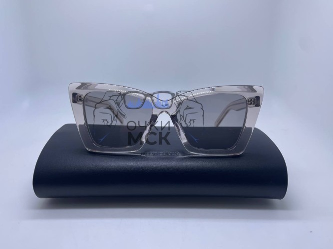 Очки Saint Laurent Transparent Grey/Grey солнцезащитные женские оригинал