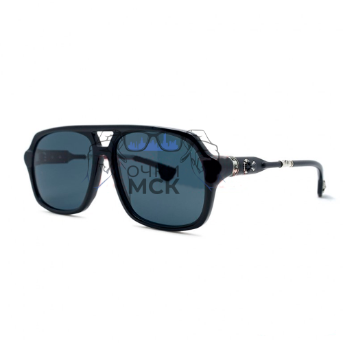 Очки Chrome Hearts BOXLUNCH BK Серые солнцезащитные мужские оригинал