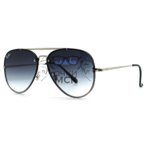 Очки Ray Ban Blaze Large Aviator RB3584 Коричневый градиент солнцезащитные унисекс женские мужские оригинал