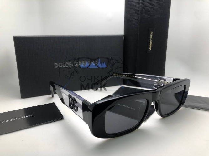 Очки Dolce & Gabbana DOG1743 Тёмный градиент солнцезащитные унисекс женские мужские оригинал