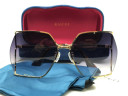 Очки Gucci GG Gold/Black Тёмный градиент солнцезащитные женские оригинал