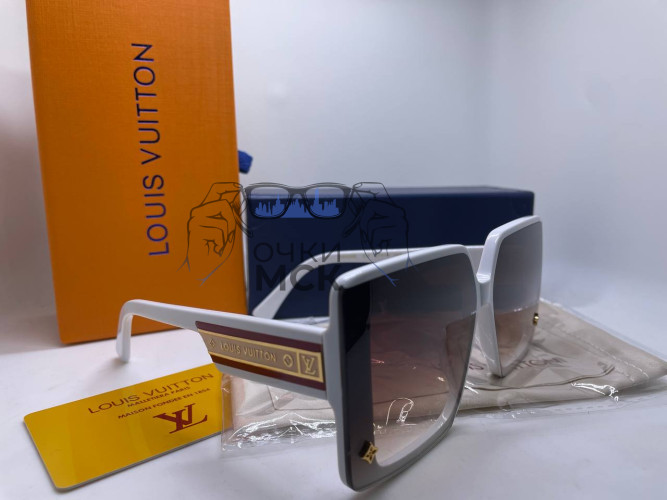 Очки Louis Vuitton Z6028E White/Brown солнцезащитные женские оригинал
