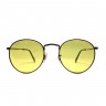 Очки Ray Ban ROUND MTAL RB 3447 Желтые солнцезащитные унисекс женские мужские оригинал