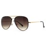 Очки Ray Ban Blaze Large Aviator RB3584 Коричневый градиент солнцезащитные унисекс женские мужские оригинал