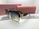 Очки Miu Miu Sunglasses Темный-золотой градиент солнцезащитные женские оригинал