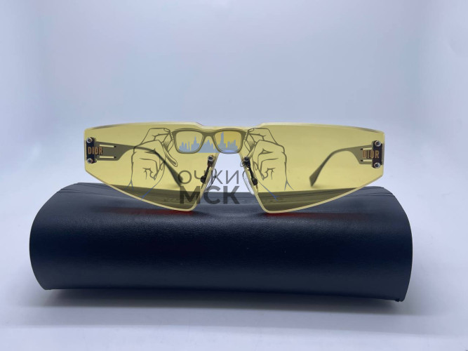 Очки Dior S Yellow/Chrome солнцезащитные женские оригинал