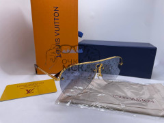 Очки Louis Vuitton Logo Gold/Grey