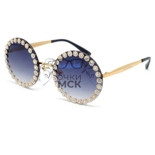 Очки Dolce Gabbana DG 2173B Серый градиент солнцезащитные женские оригинал