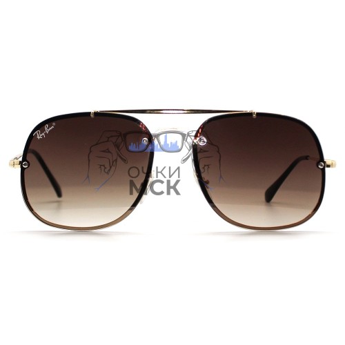 Очки Ray Ban Blaze The General RB3583 Коричневый градиент солнцезащитные унисекс женские мужские оригинал