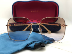Очки Gucci Retro Gold/Brown