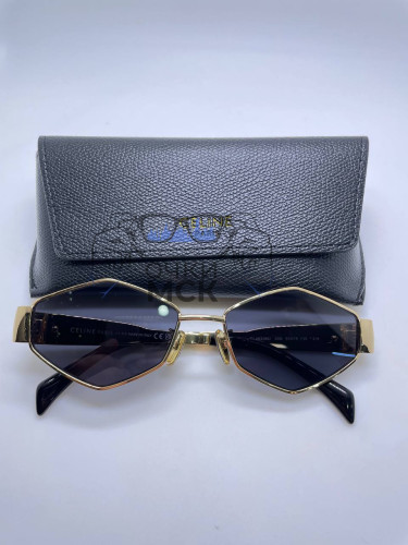 Очки Celine Rhomb Gold/Dark Grey солнцезащитные женские оригинал