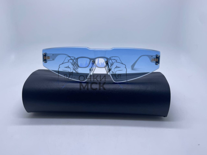 Очки Dior S Silver/Blue солнцезащитные женские оригинал