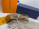 Очки Louis Vuitton Logo Gold/Brown солнцезащитные унисекс женские мужские оригинал